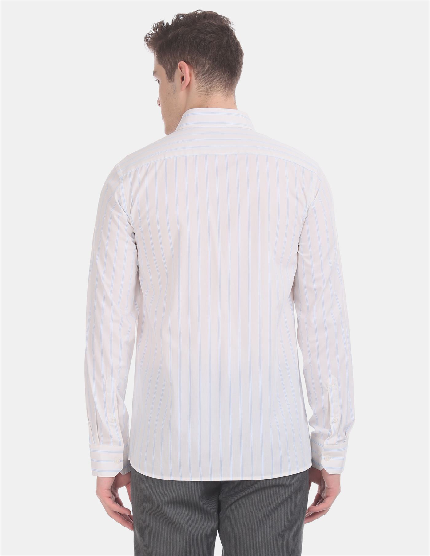 Arrow Men Formal Wear Off White Shirt